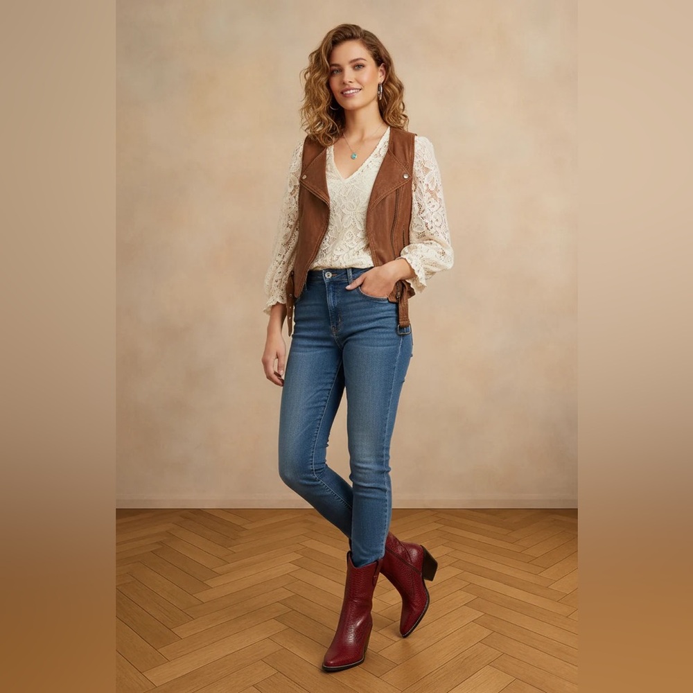 Rodeo Ruby Paneled Western Boots - Picture 10 of 13
